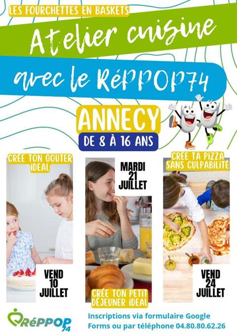 Ateliers cuisine parents/enfants – Juillet 2026