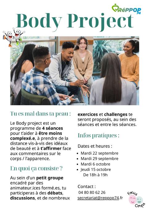Programme Body Project septembre 2026