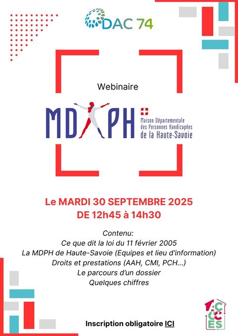WEBINAIRE MDPH 74