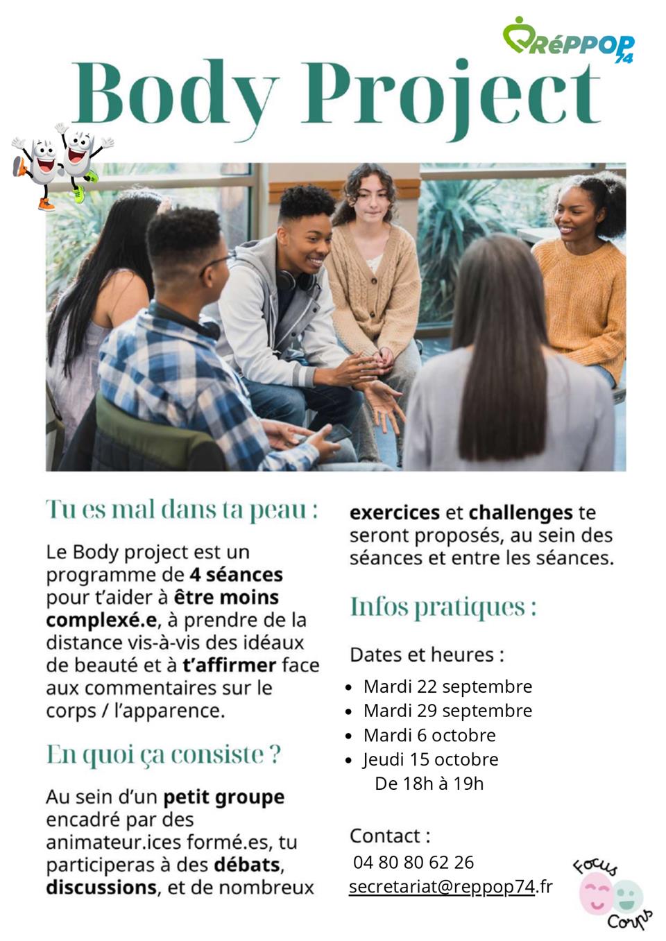 Programme Body Project septembre 2026