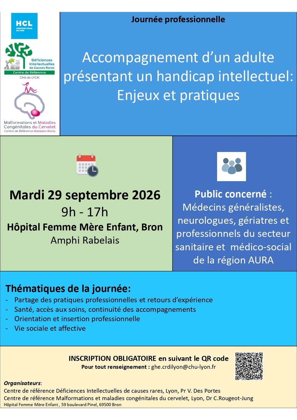 ACCOMPAGNEMENT D’UN PATIENT ADULTE   PRESENTANT UN HANDICAP INTELLECTUEL 
