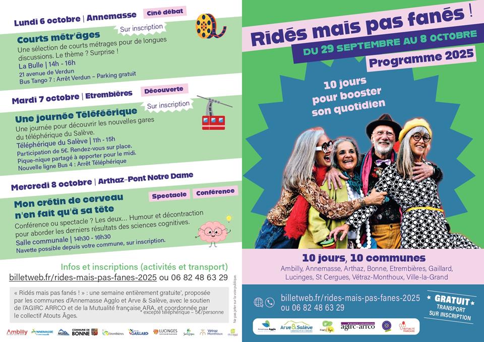 Ridés mais pas fanés