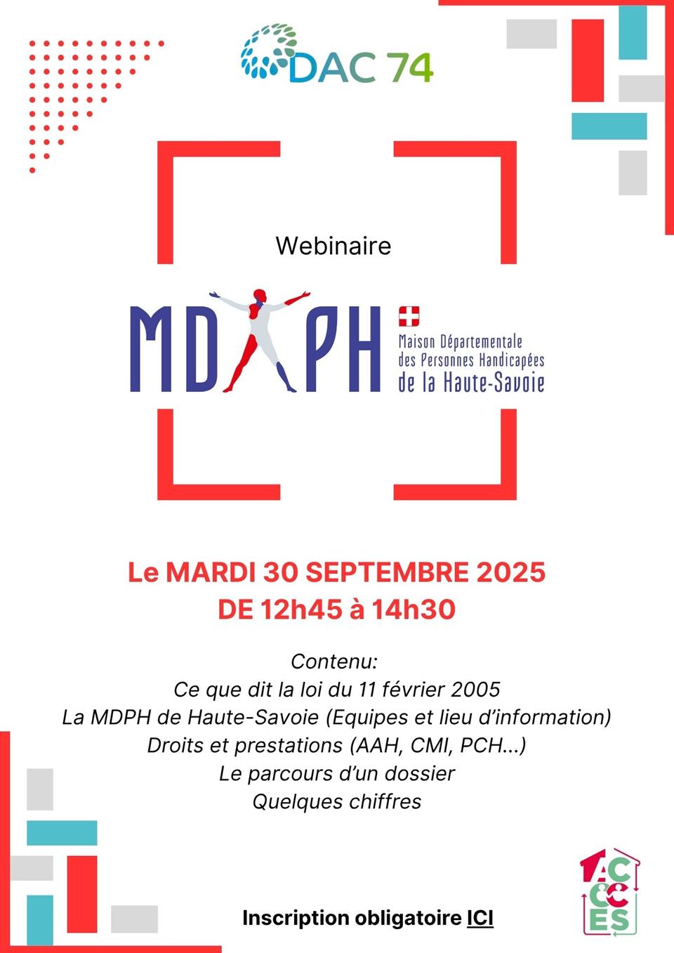 WEBINAIRE MDPH 74